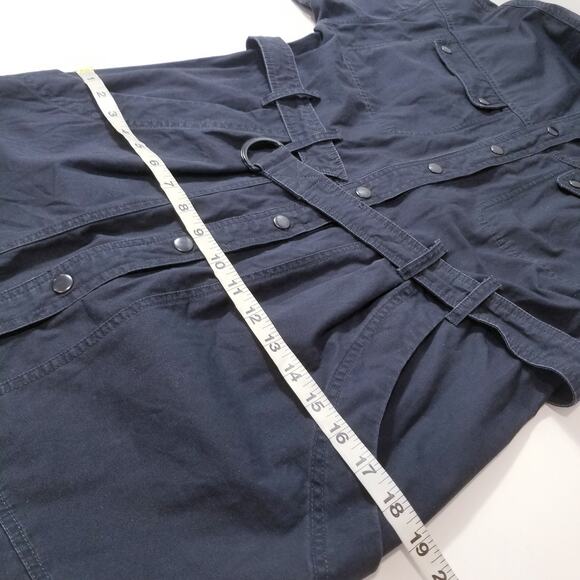 Isabel Marant Etoile Black Utility Zolina Dress Belted Multi Pockets Mini Dress - Picture 7 of 16